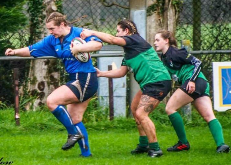 Sarah Lawrence in action for the Blues
